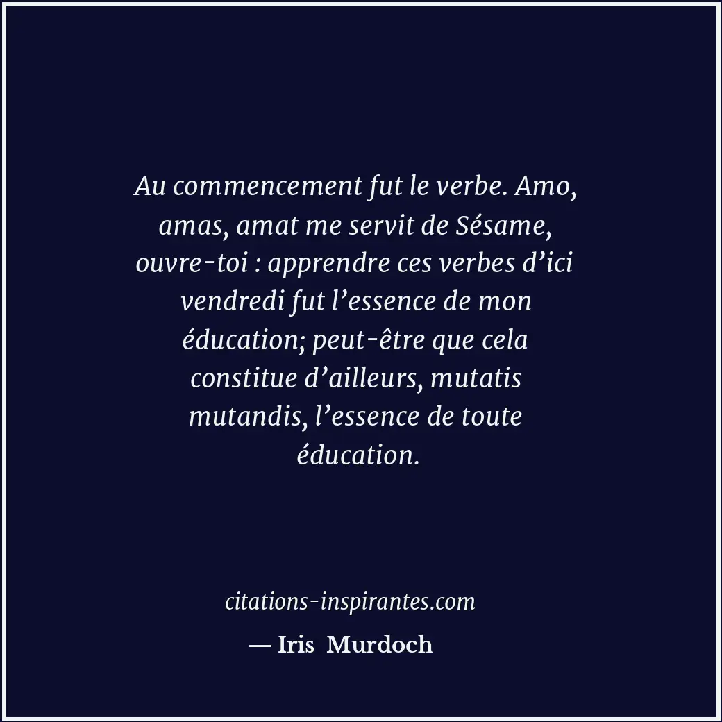 Citation de Iris Murdoch