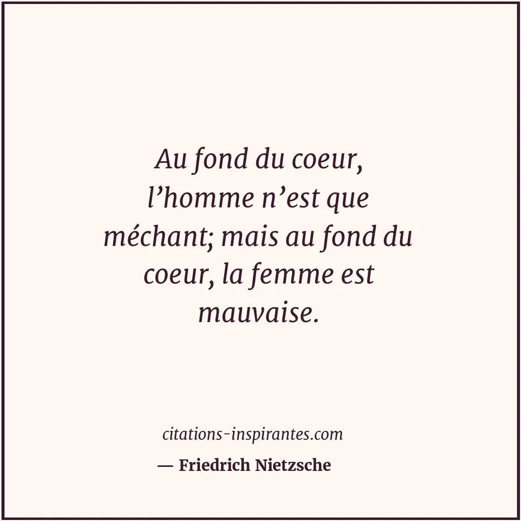 Citation de Friedrich Nietzsche