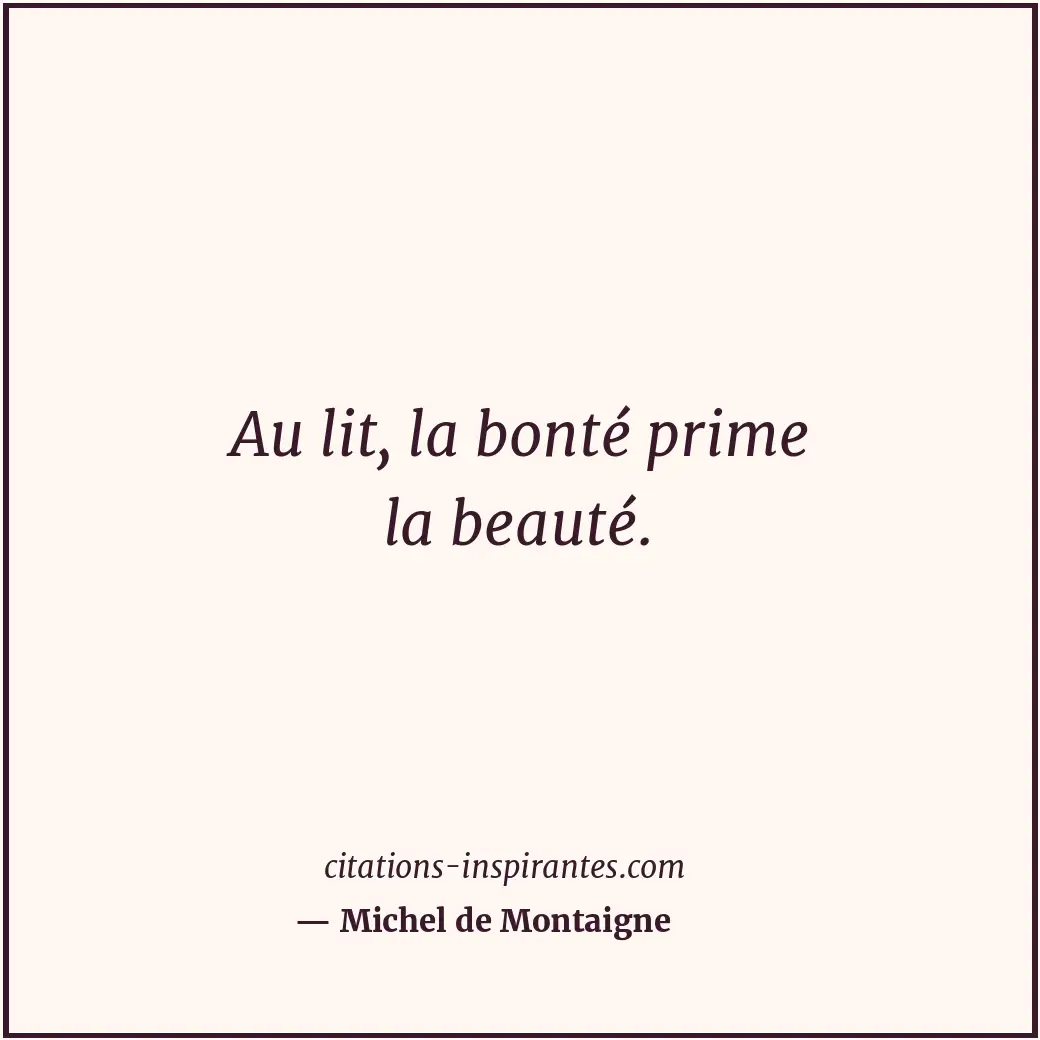 Citation de Michel de Montaigne