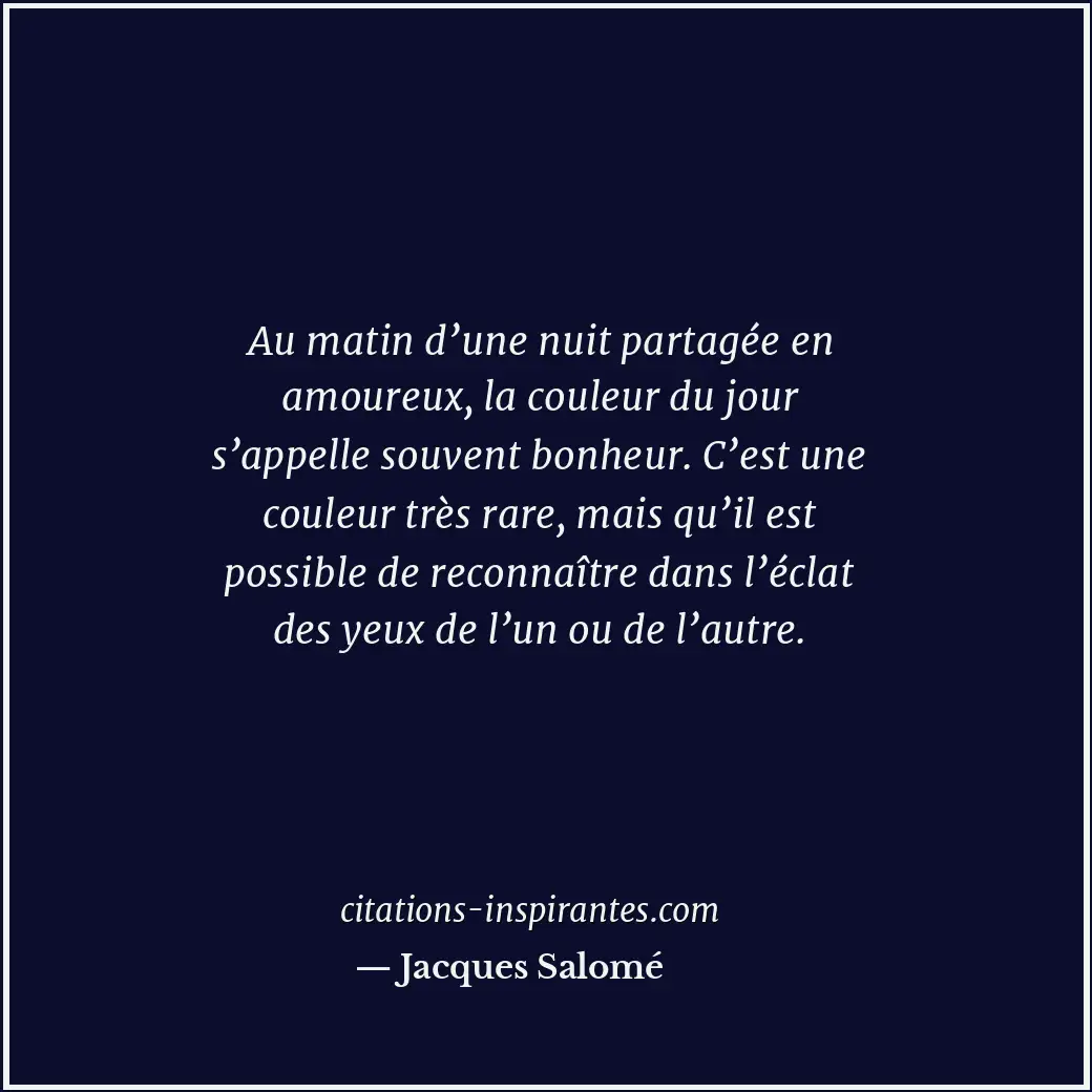 Citation de Jacques Salomé