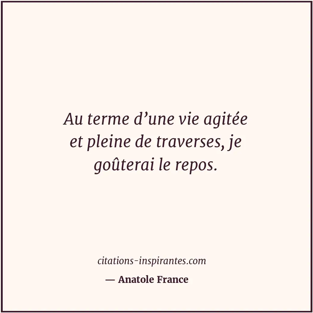 Citation de Anatole France
