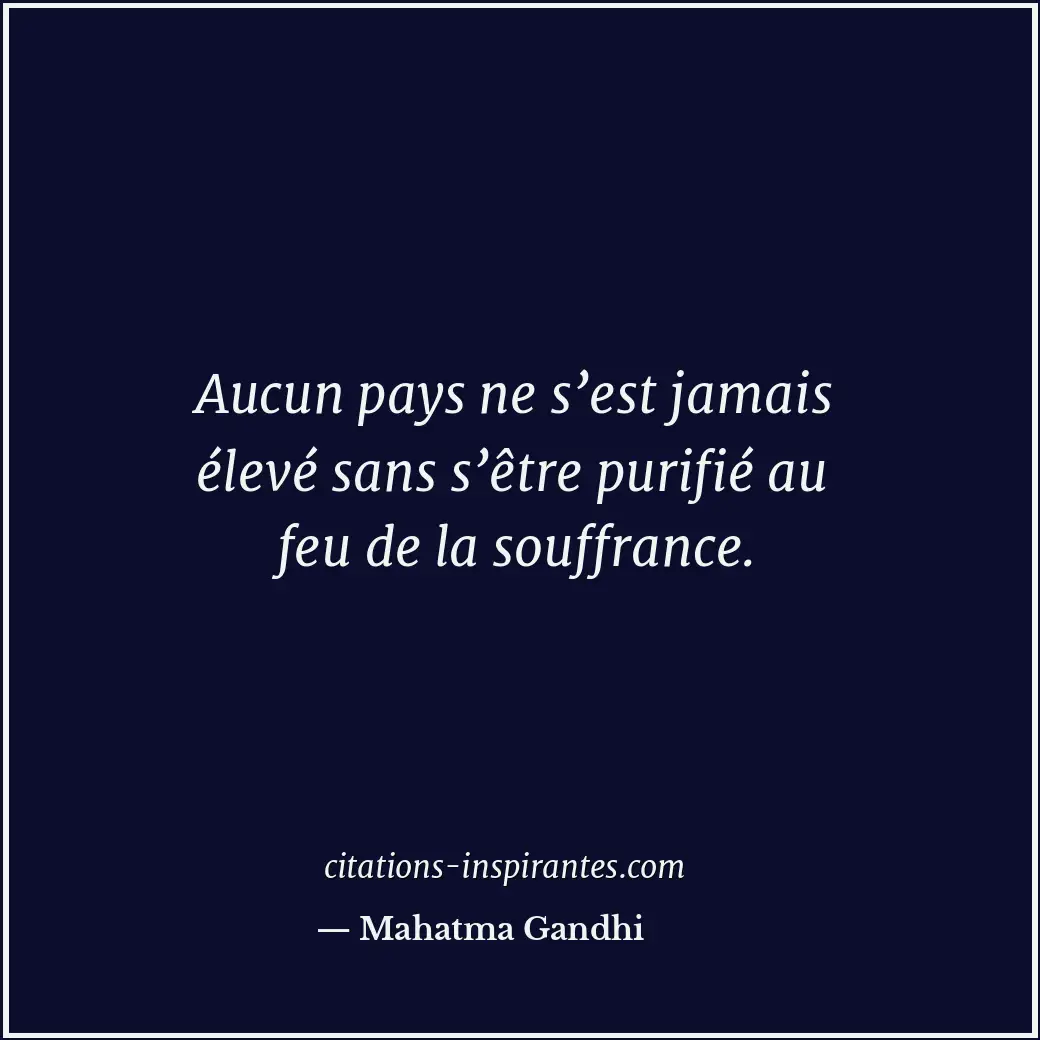 Citation de Mahatma Gandhi