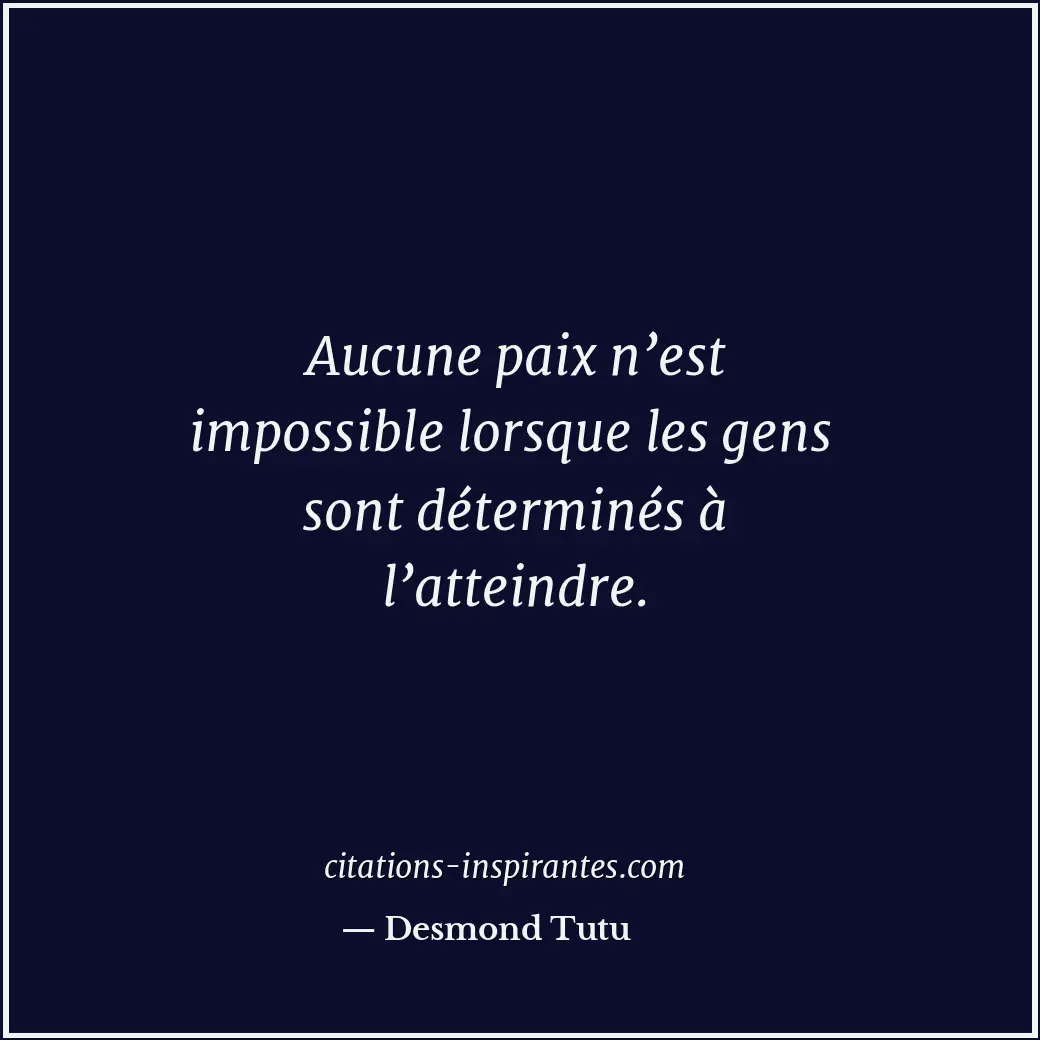 Citation de Desmond Tutu