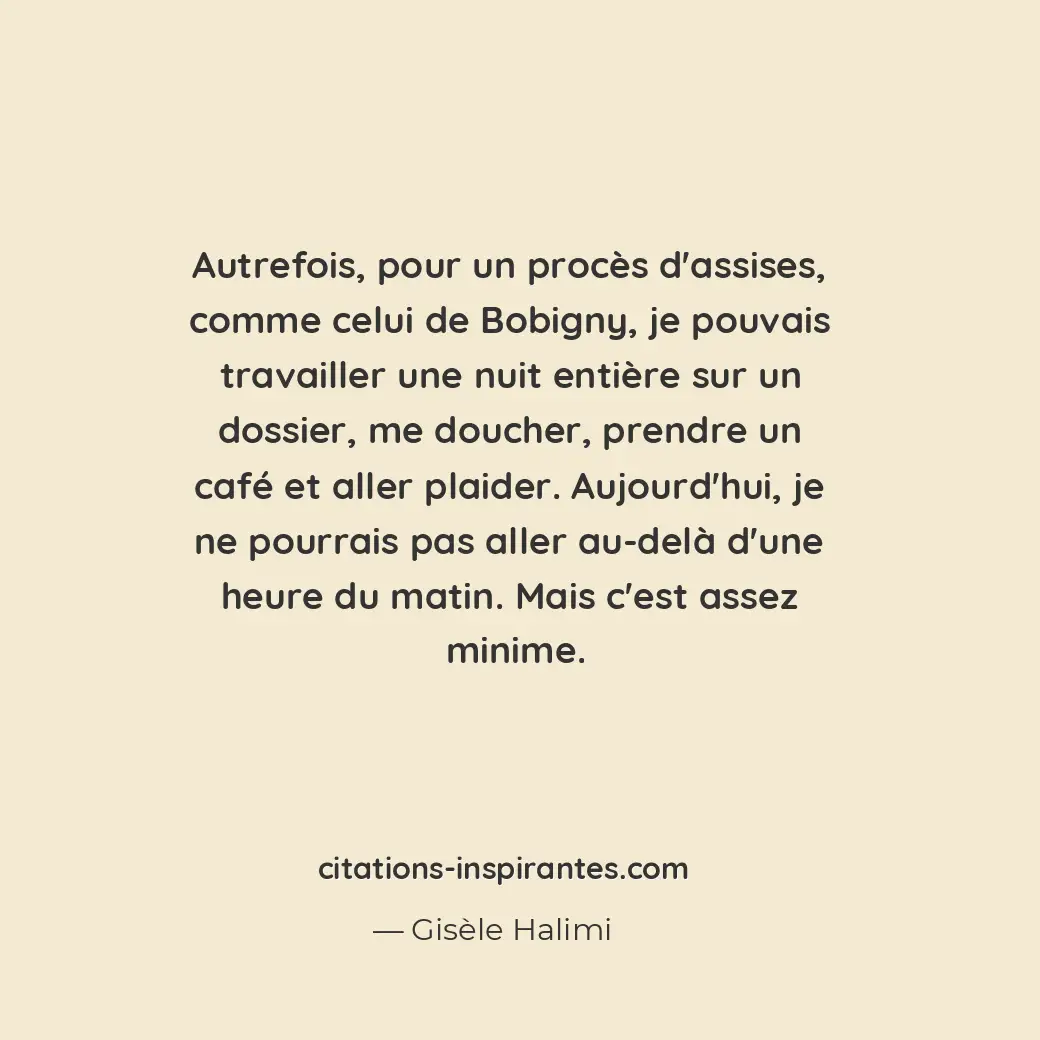 Citation de Gisèle Halimi