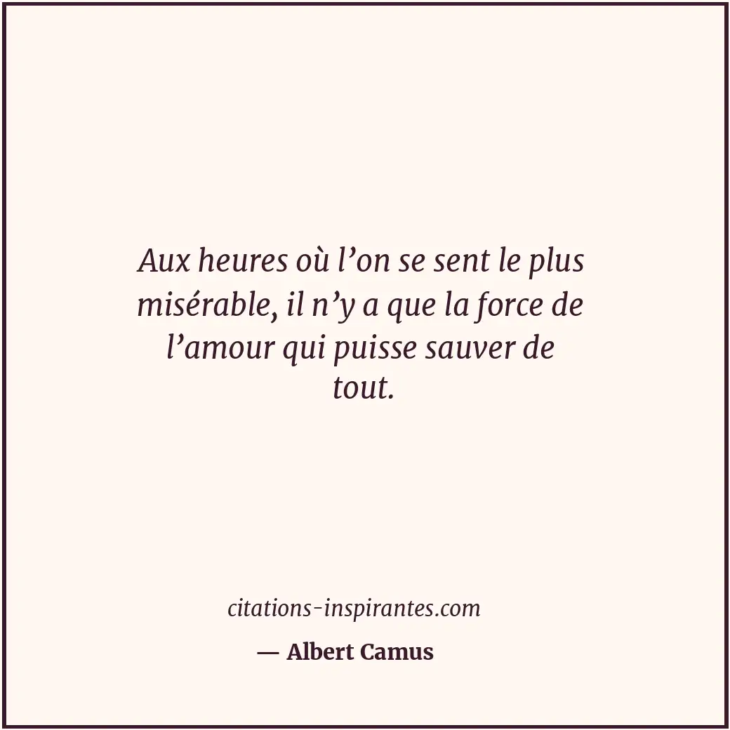 Citation de Albert Camus