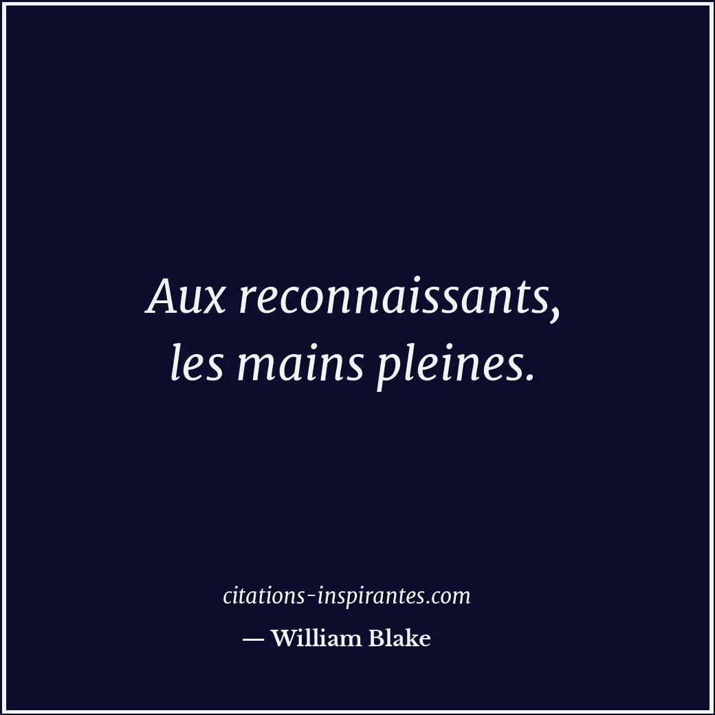 Citation de William Blake