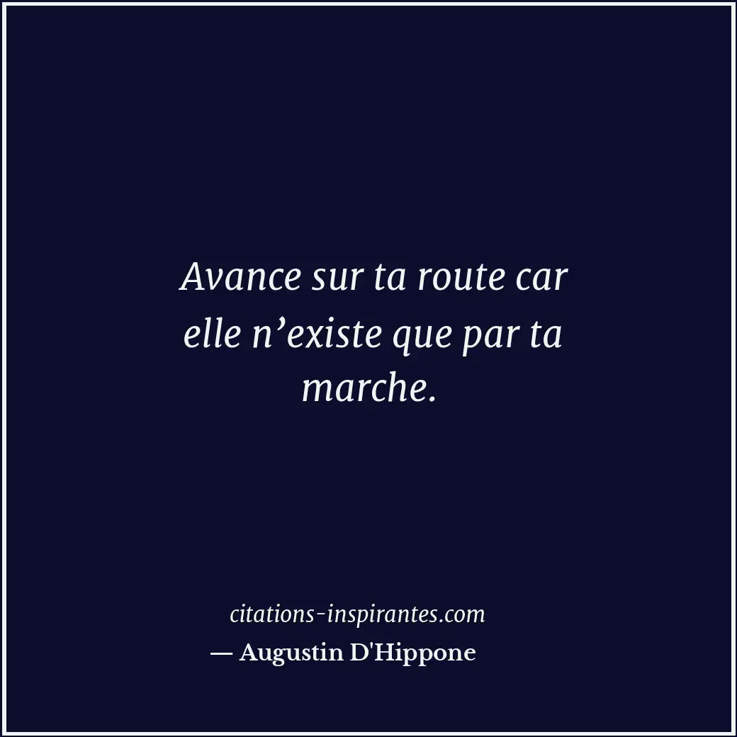 Citation de Augustin D'Hippone