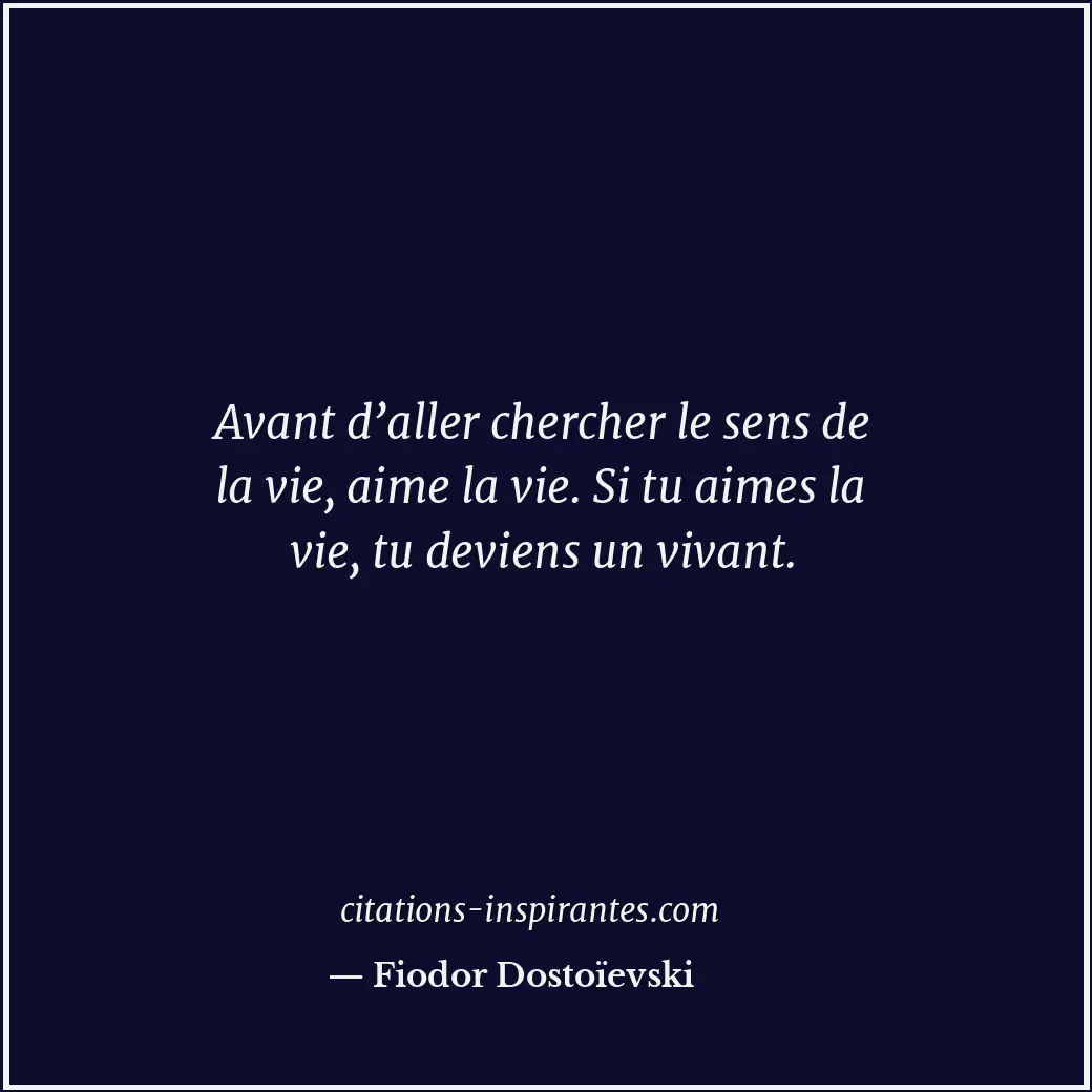 Citation de Fiodor Dostoïevski