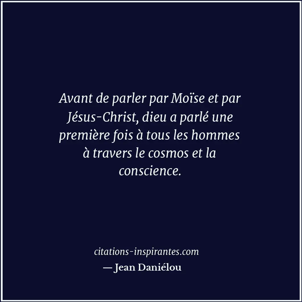 Citation de Jean Daniélou