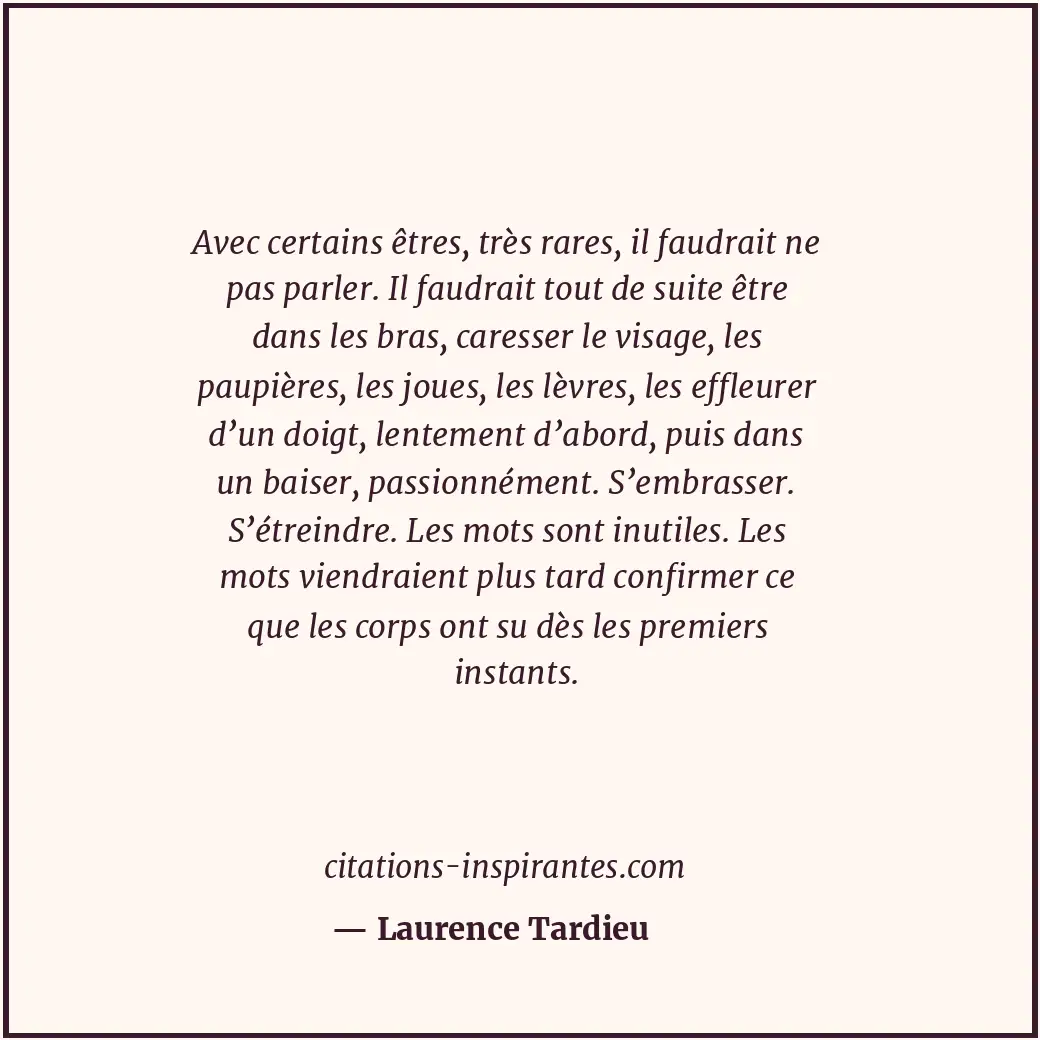 Citation de Laurence Tardieu
