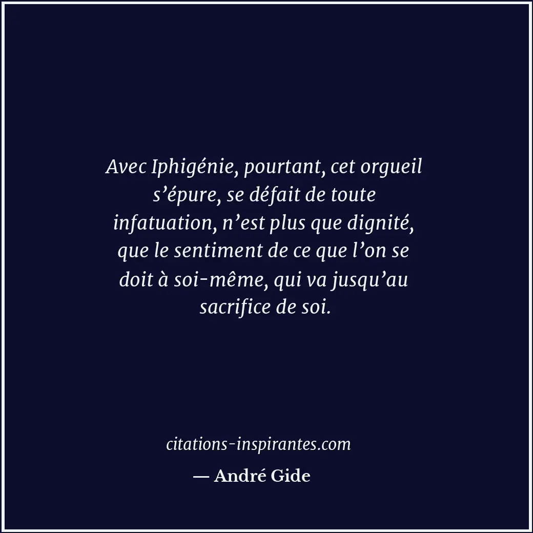 Citation de André Gide