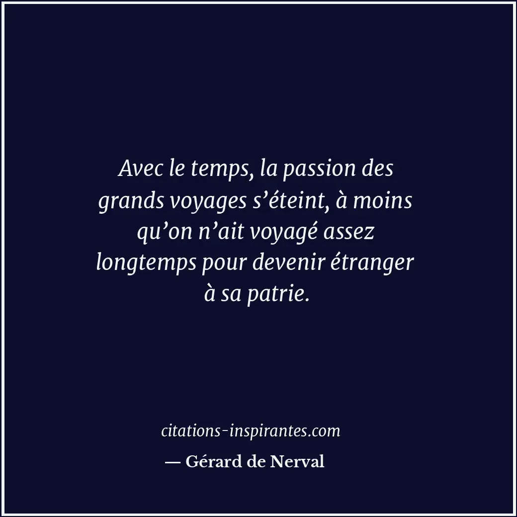Citation de Gérard de Nerval