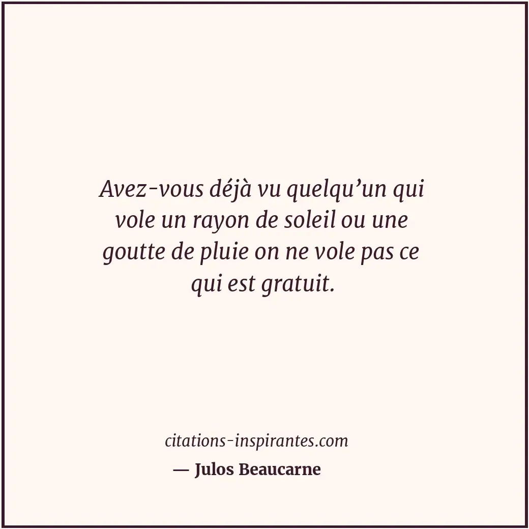Citation de Julos Beaucarne