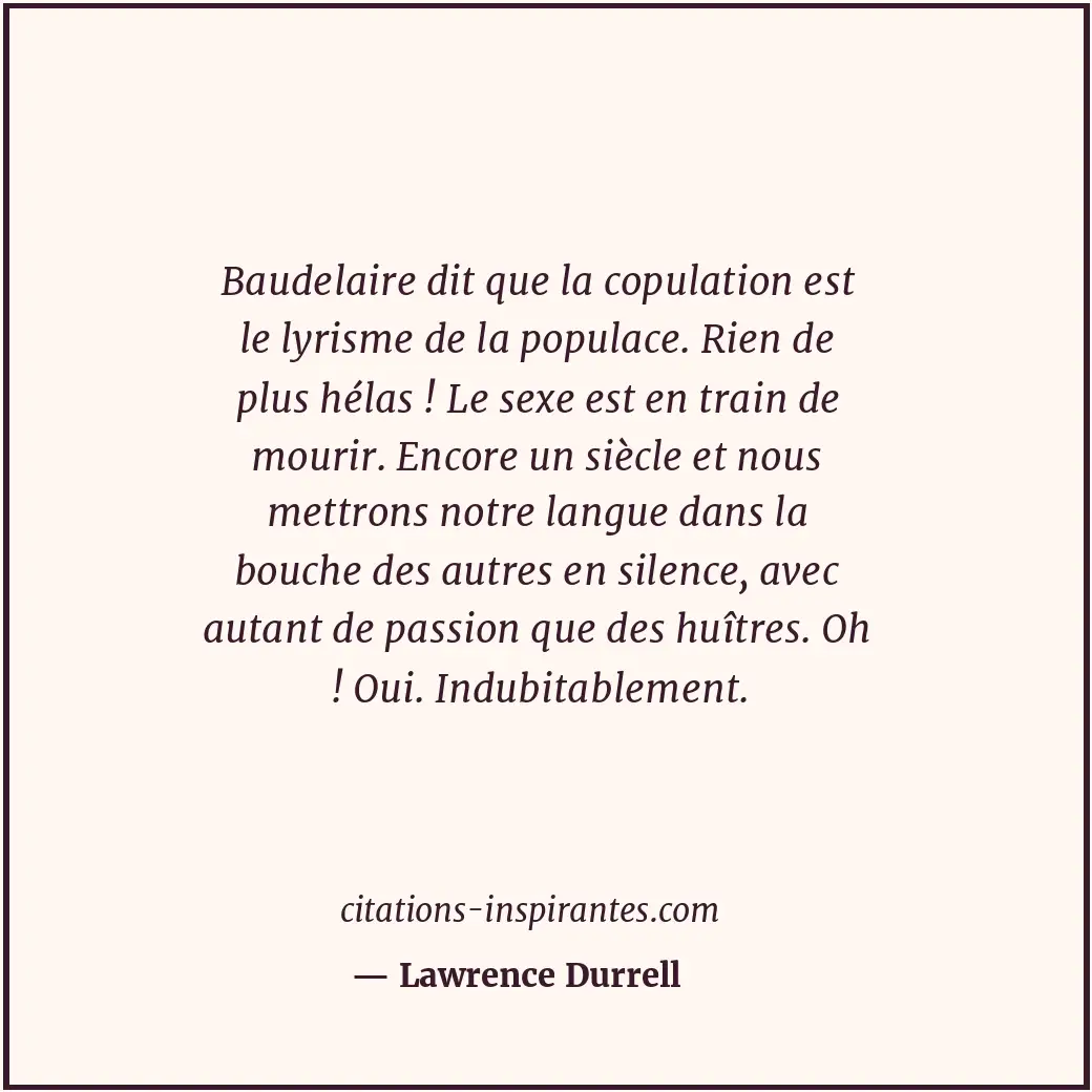 Citation de Lawrence Durrell