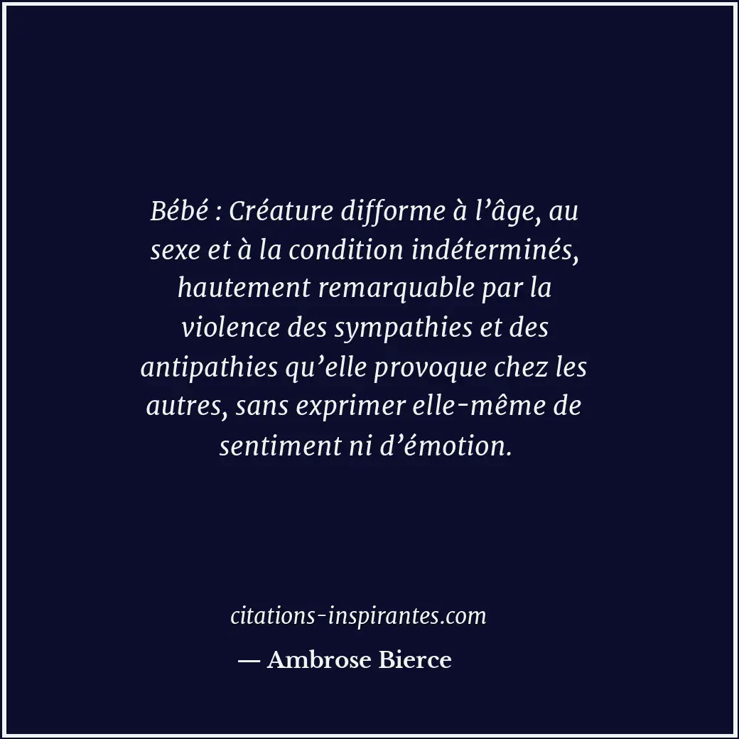 Citation de Ambrose Bierce