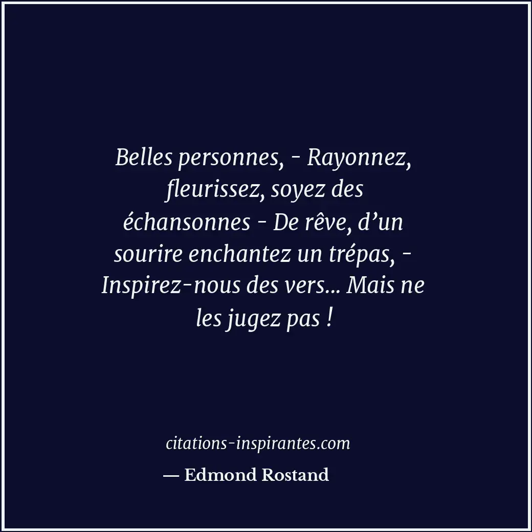 Citation de Edmond Rostand