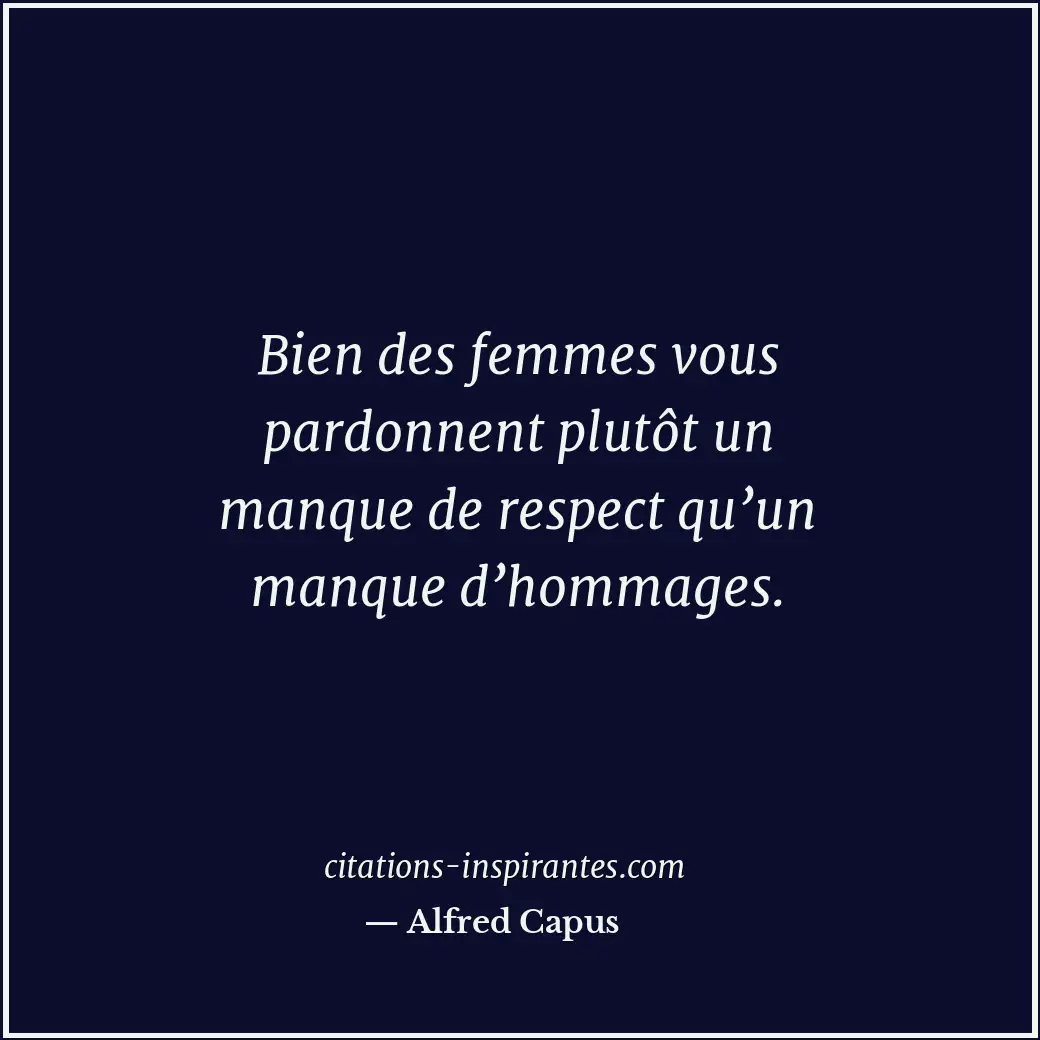 Citation de Alfred Capus