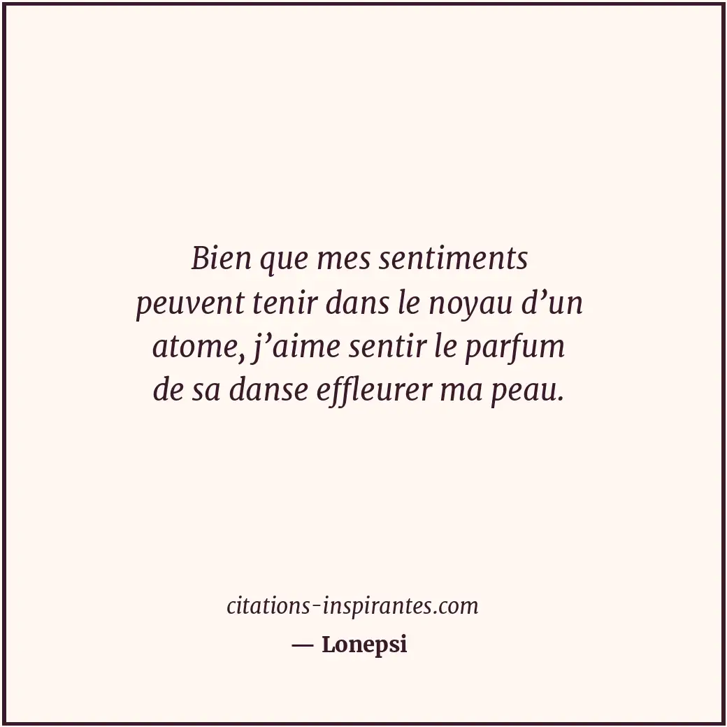Citation de Lonepsi