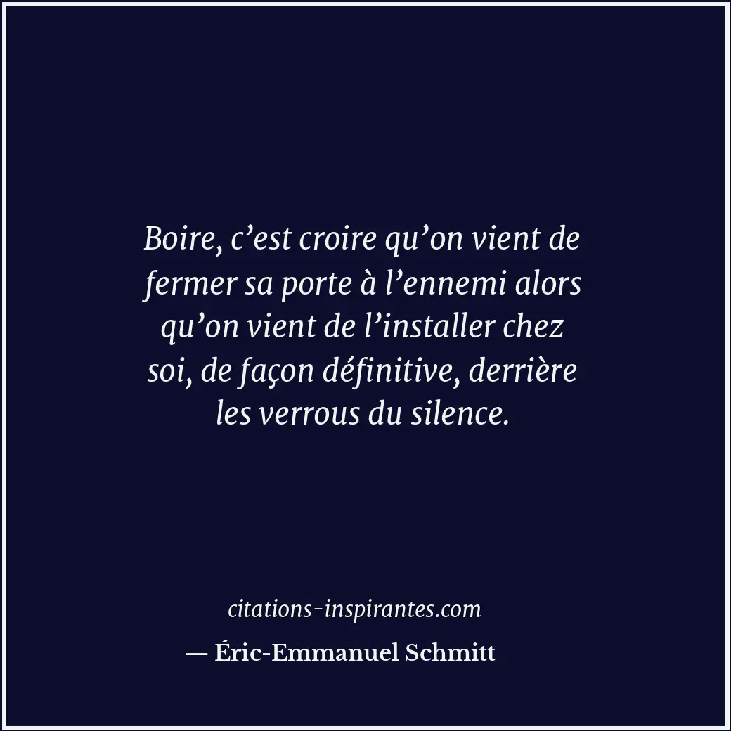 Citation de Éric-Emmanuel Schmitt