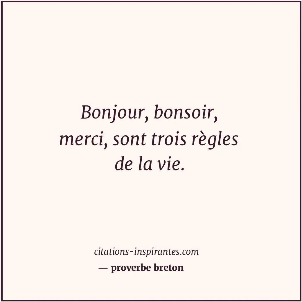 Citation de proverbe breton