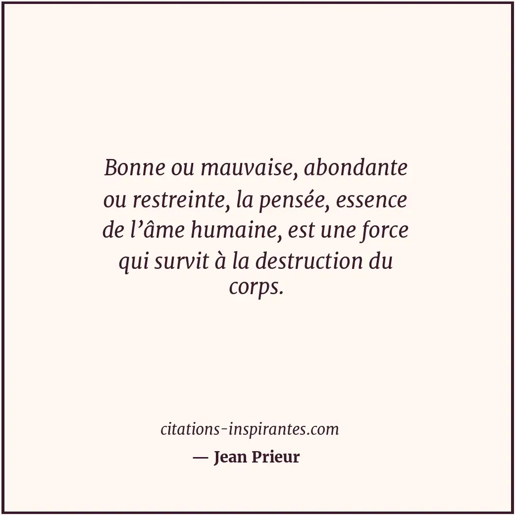 Citation de Jean Prieur