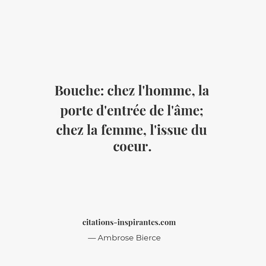 Citation de Ambrose Bierce