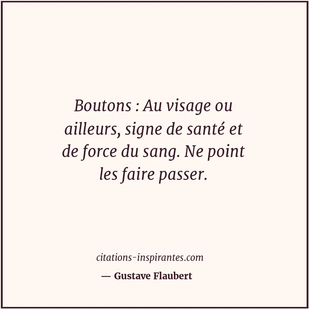 Citation de Gustave Flaubert