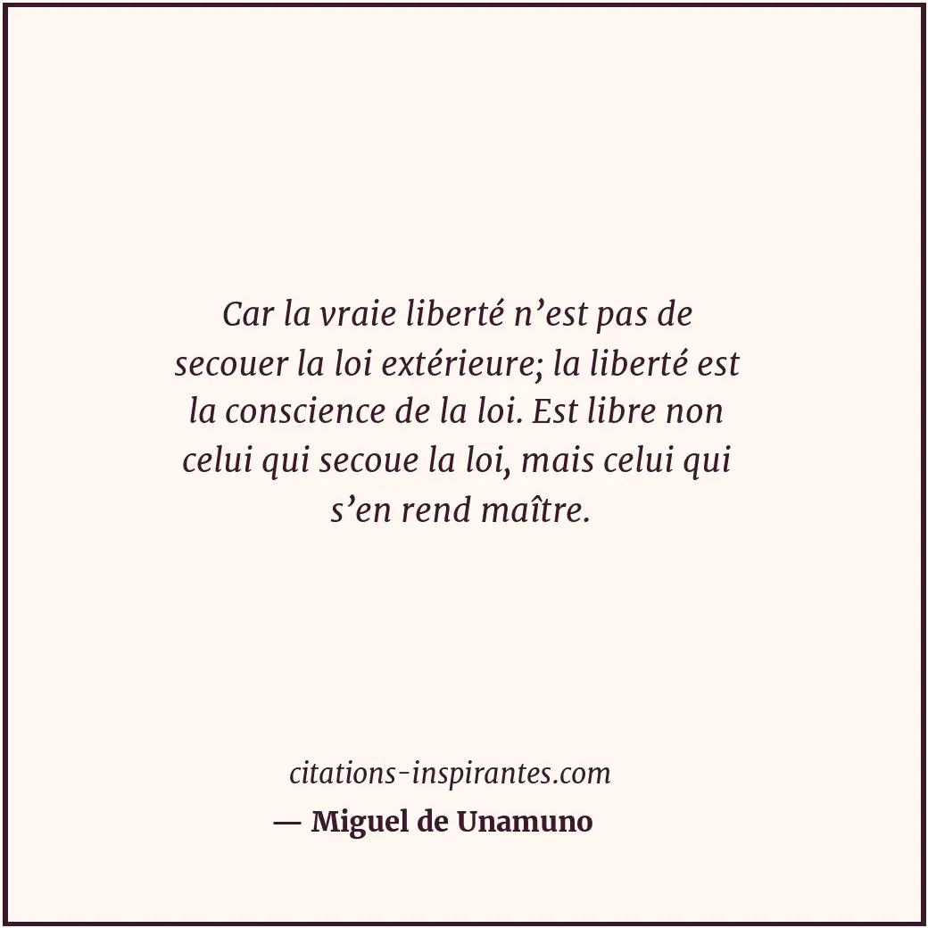Citation de Miguel de Unamuno