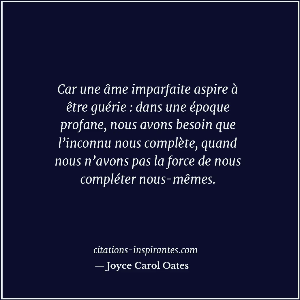 Citation de Joyce Carol Oates