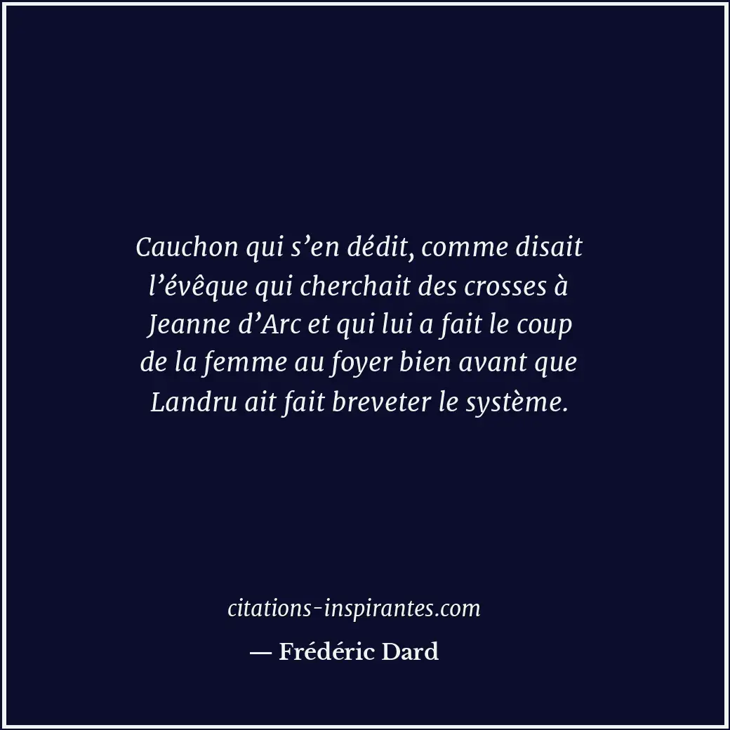 Citation de Frédéric Dard
