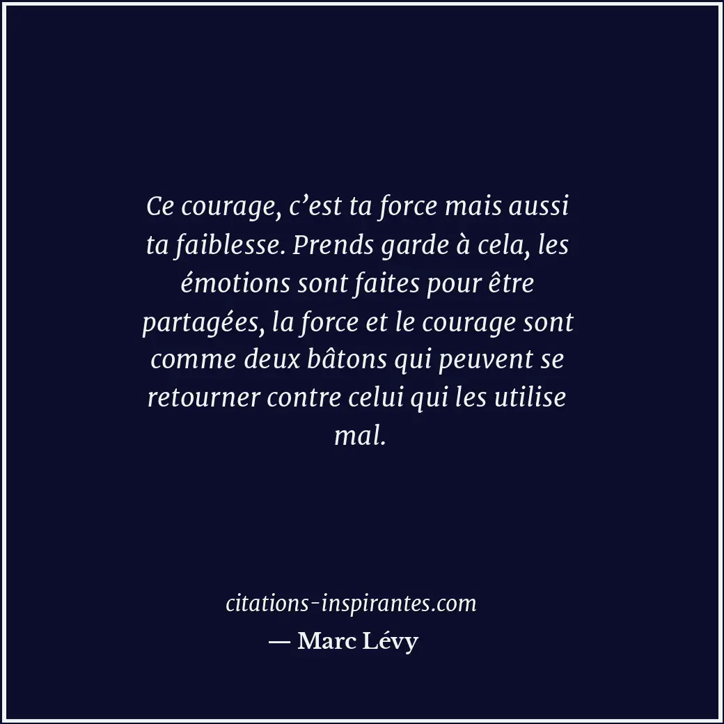 Citation de Marc Lévy