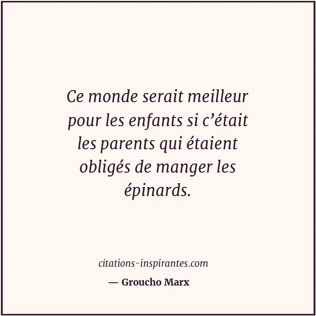 Citation de Groucho Marx