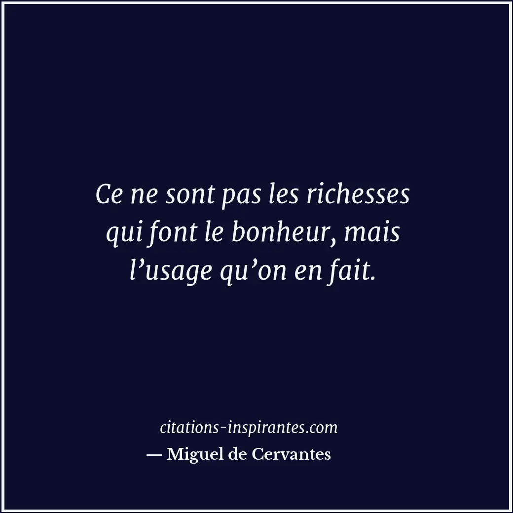 Citation de Miguel de Cervantes