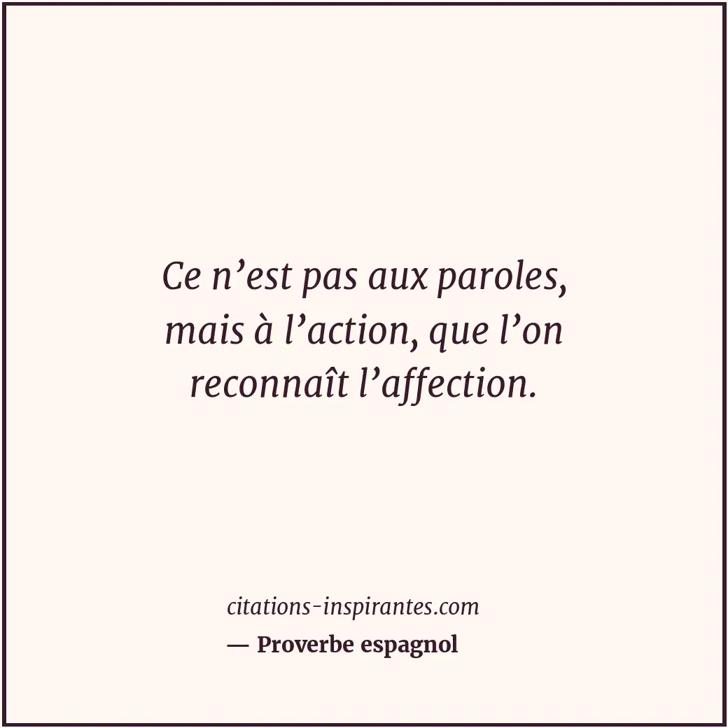 Citation de Proverbe espagnol