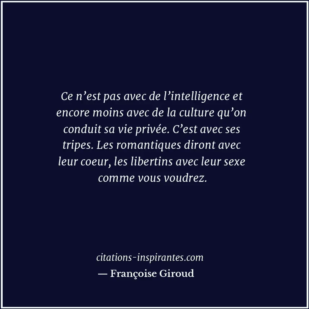 Citation de Françoise Giroud