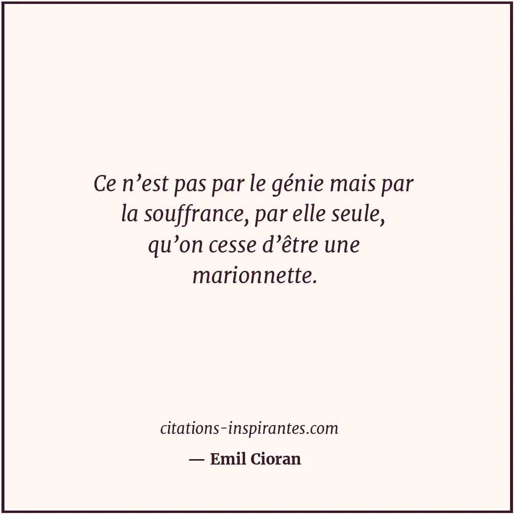 Citation de Emil Cioran