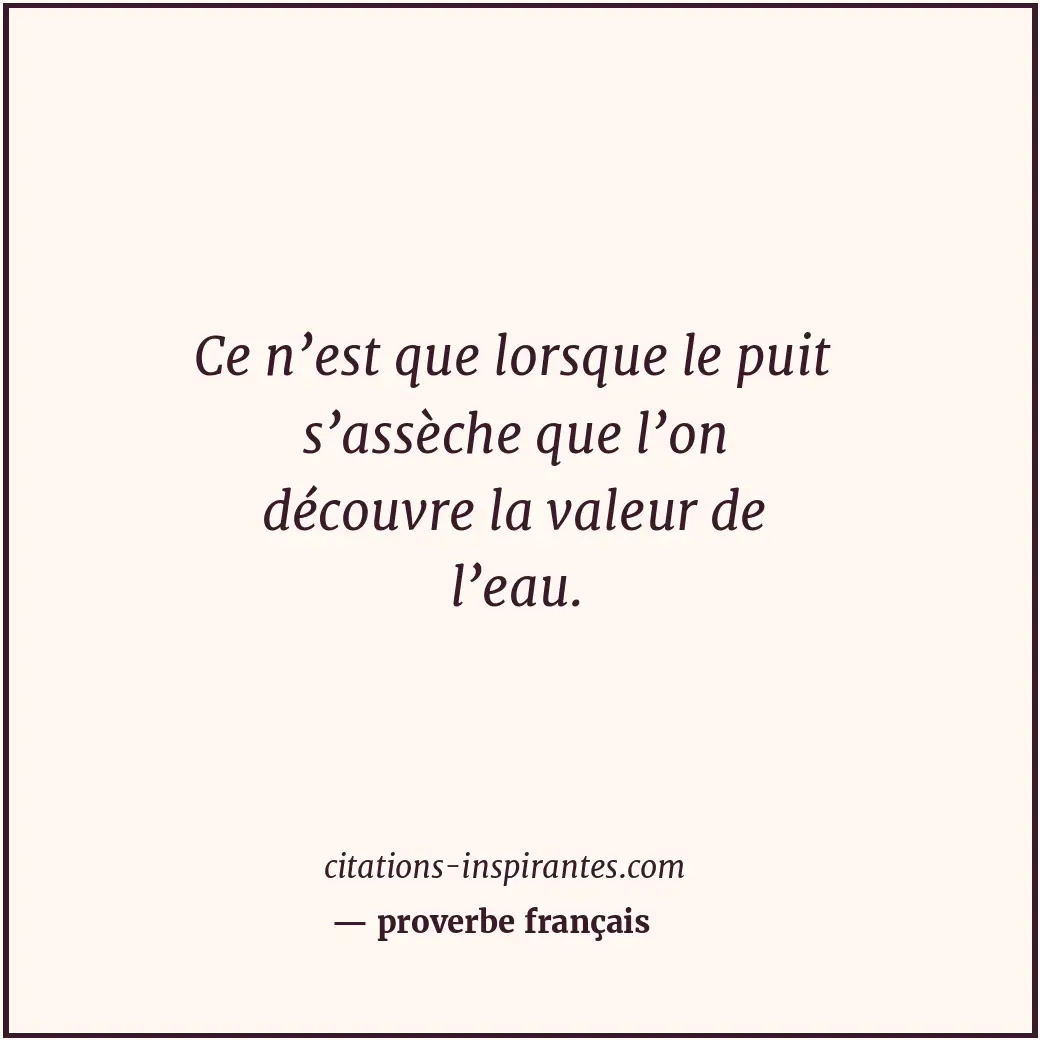 Citation de proverbe français