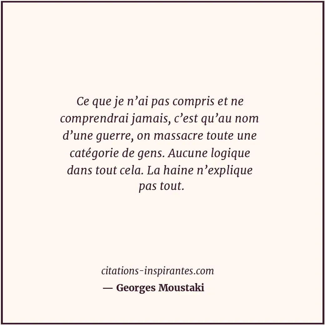 Citation de Georges Moustaki