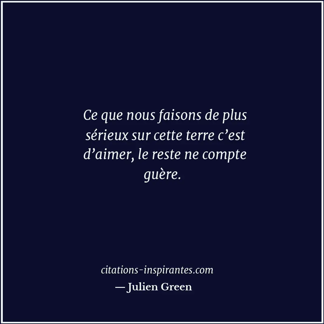 Citation de Julien Green