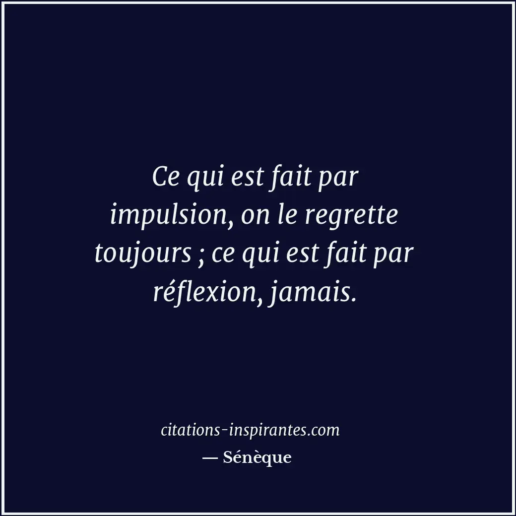 Citation de Sénèque