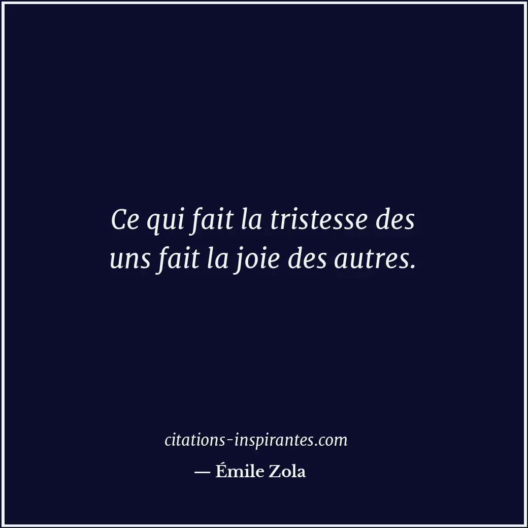 Citation de Émile Zola