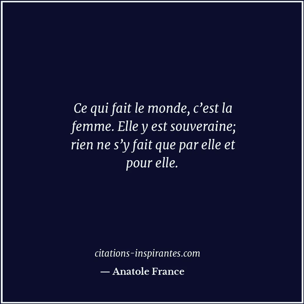 Citation de Anatole France