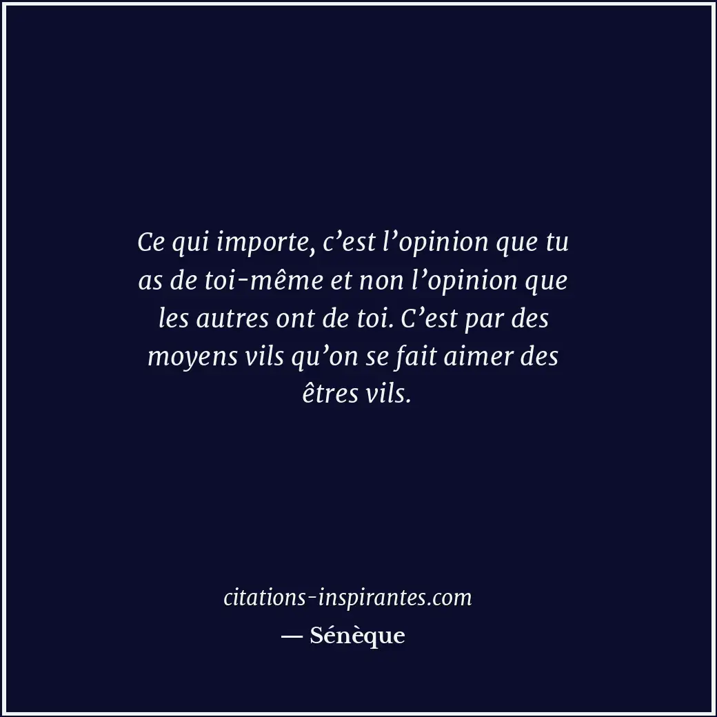 Citation de Sénèque