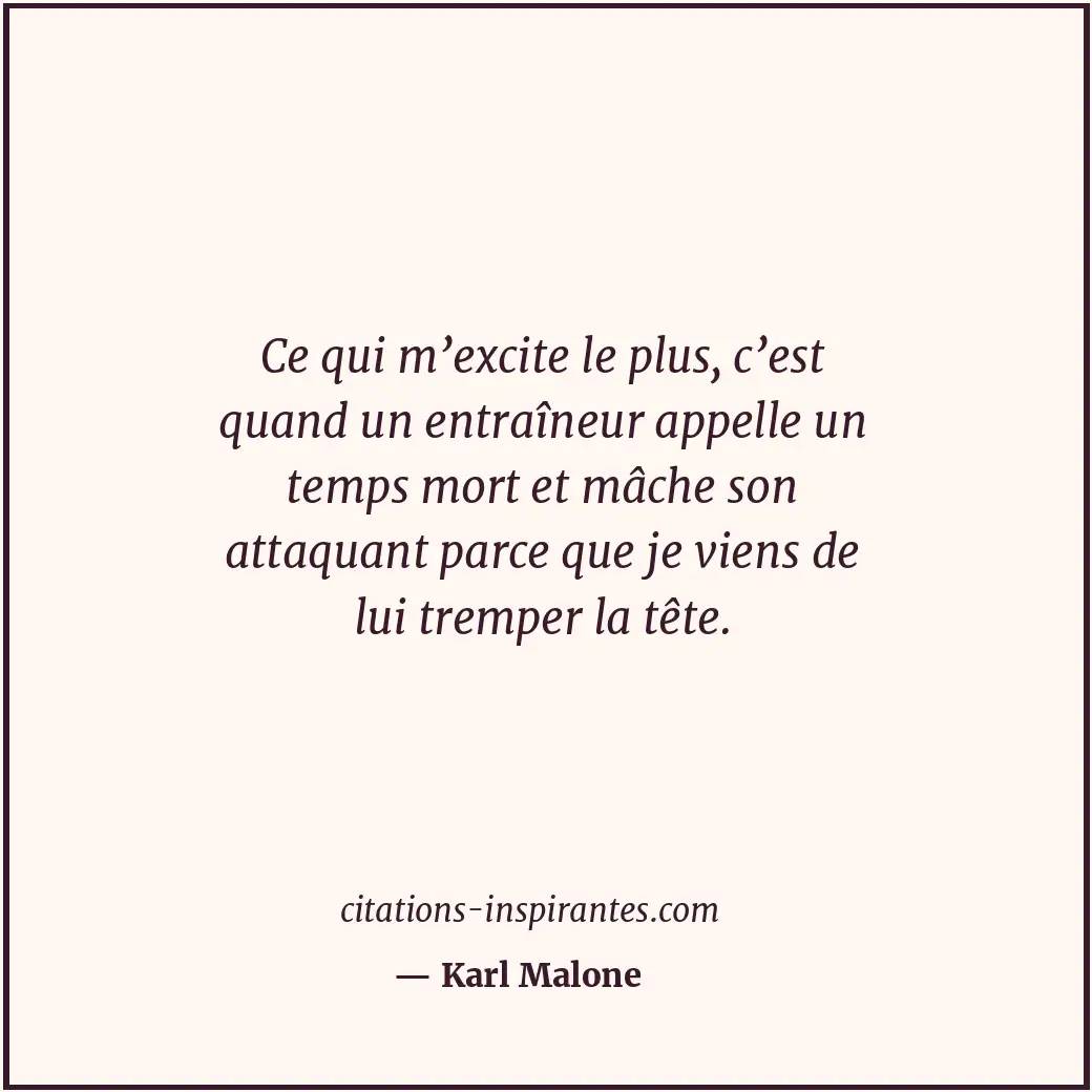 Citation de Karl Malone