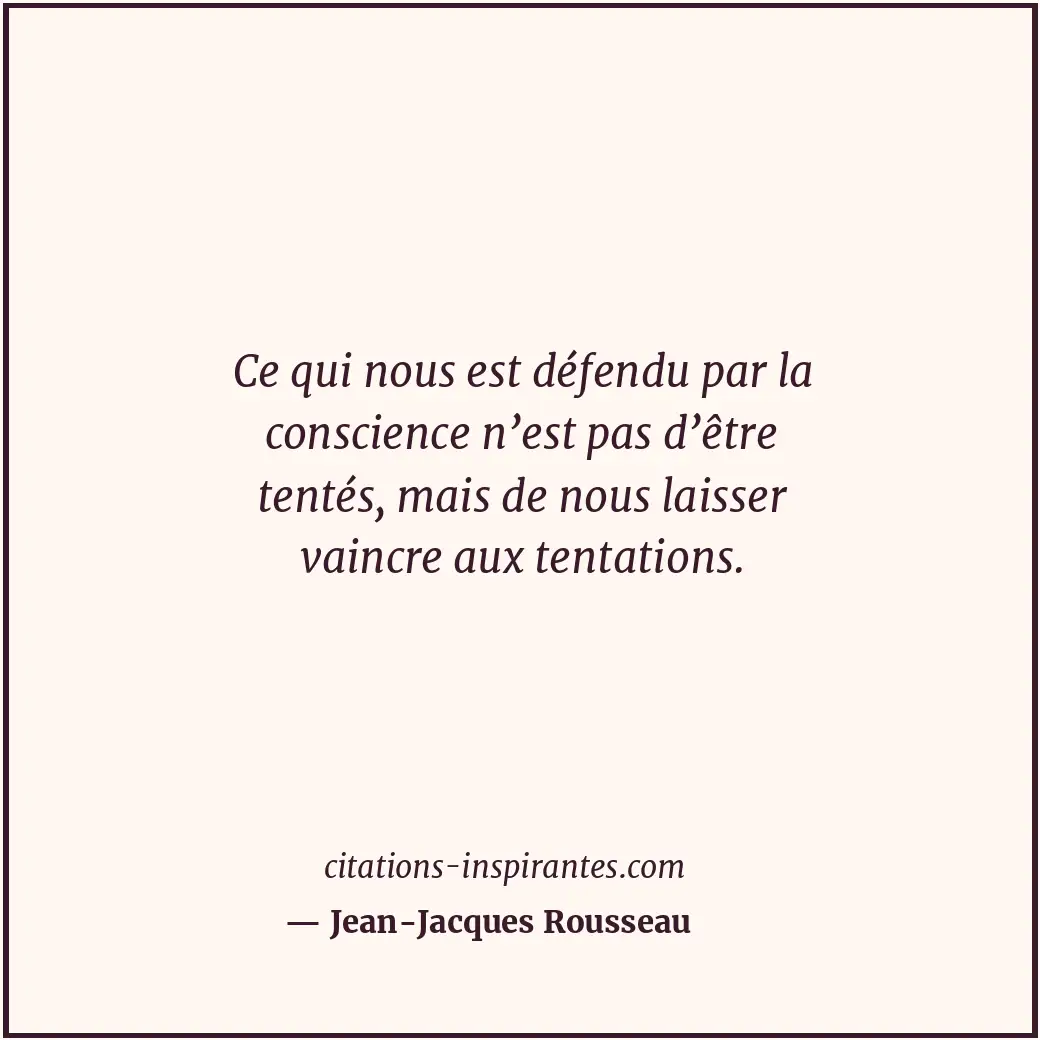 Citation de Jean-Jacques Rousseau