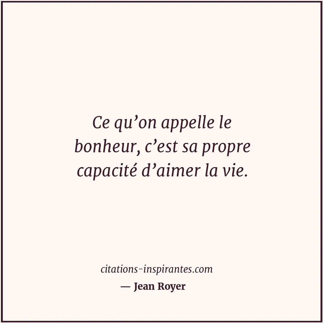 Citation de Jean Royer