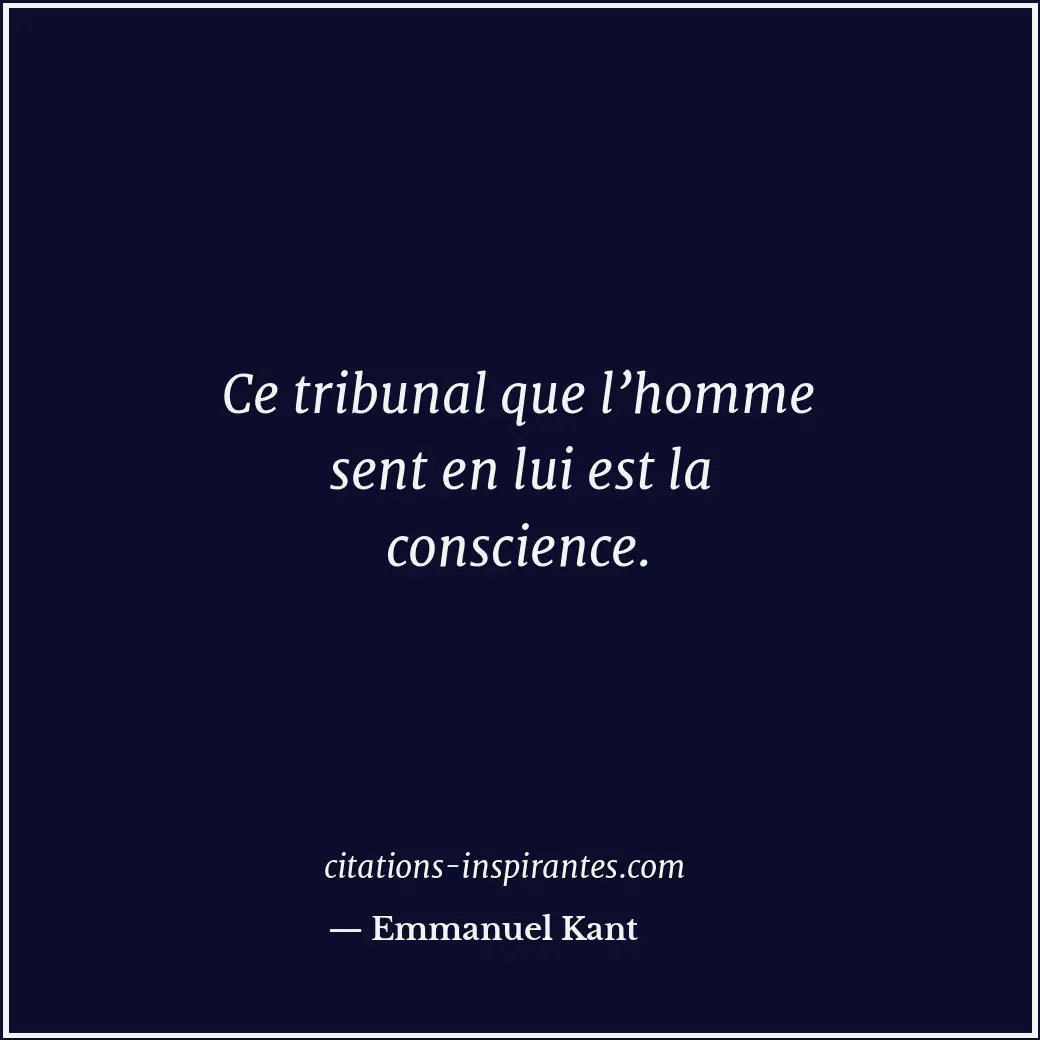 Citation de Emmanuel Kant