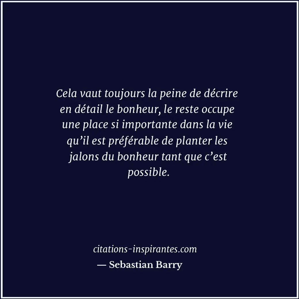 Citation de Sebastian Barry