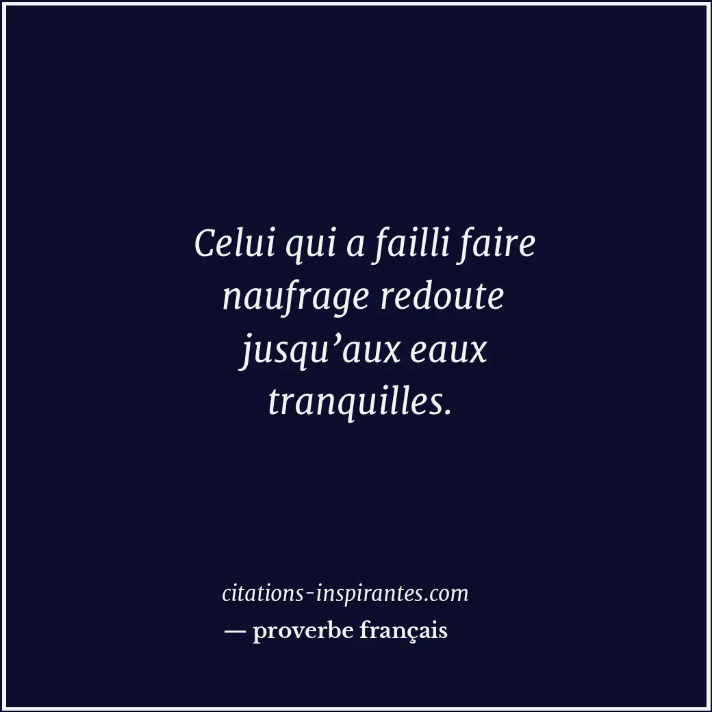 Citation de proverbe français