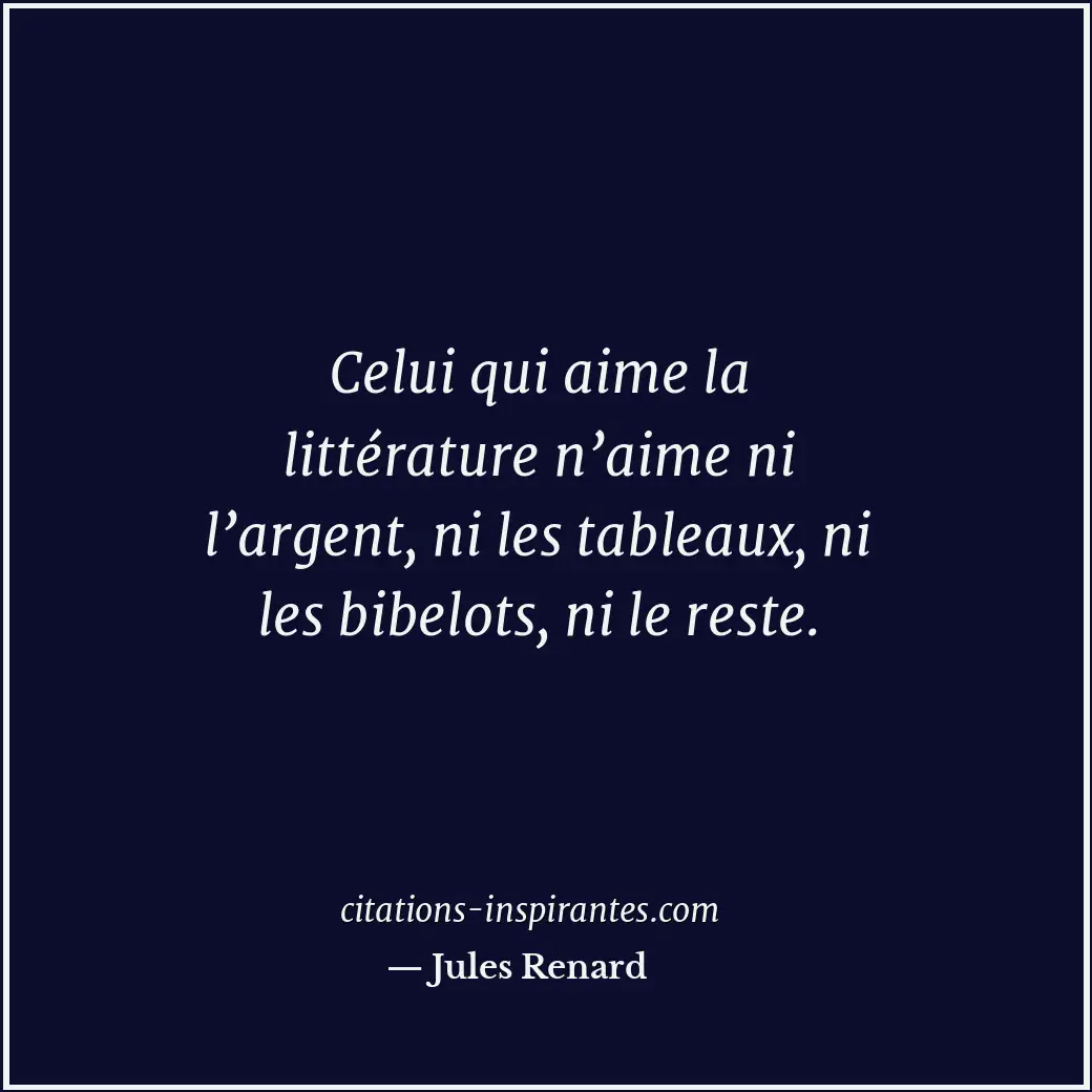 Citation de Jules Renard